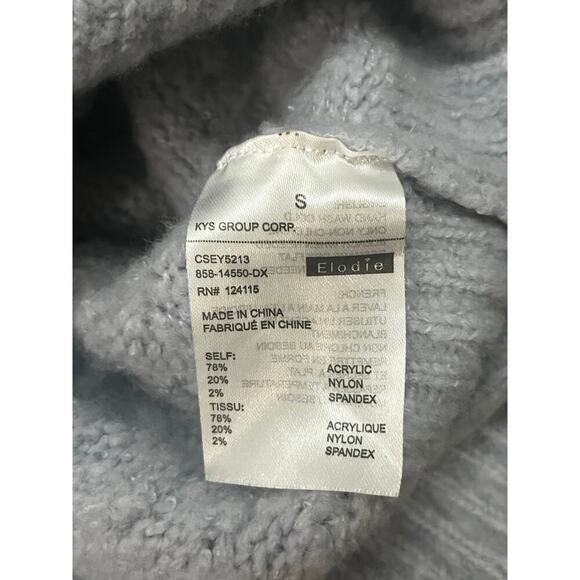 Women's Light Blue Cardigan Sweater - Picture 5 of 11